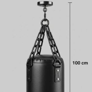 Bokszak 100 cm met ketting